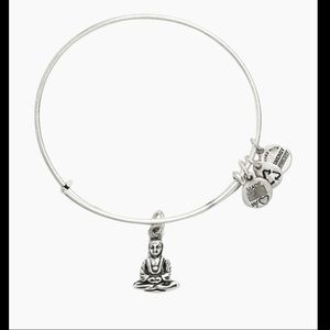 Alex and Ani silver Buddha bangle